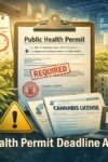 Department of Cannabis Regulation (DCR) Compliance Alert: Public Health Permit Deadline Approaching